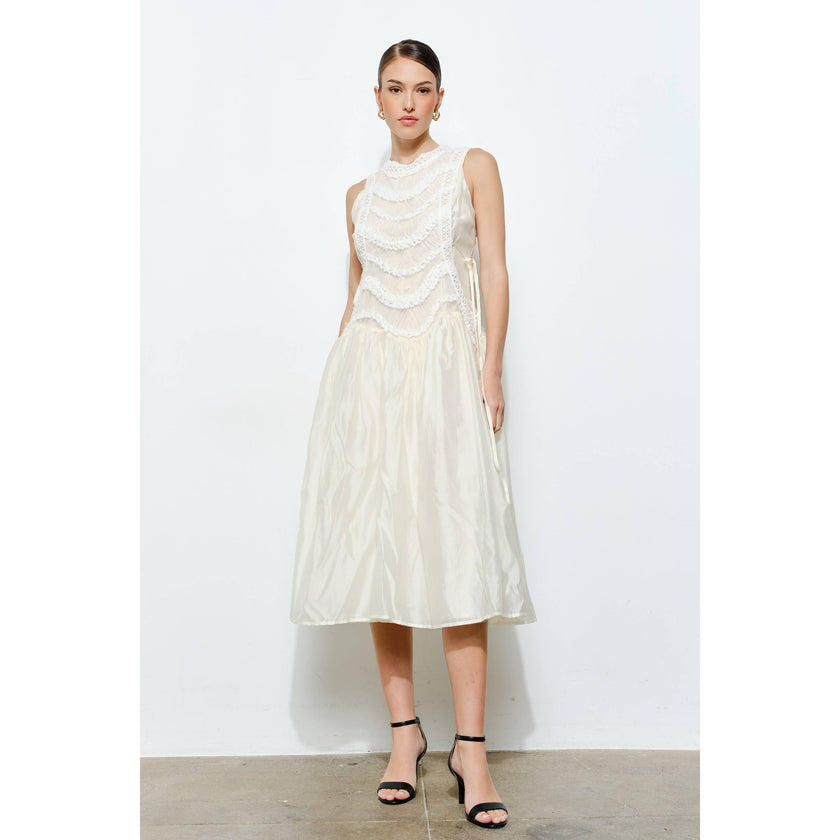 Avorio Midi Dress