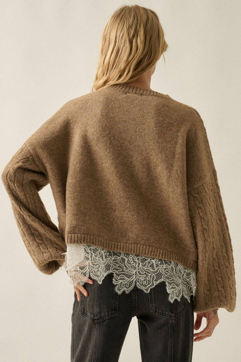 The Allegra Cable Knit Sweater