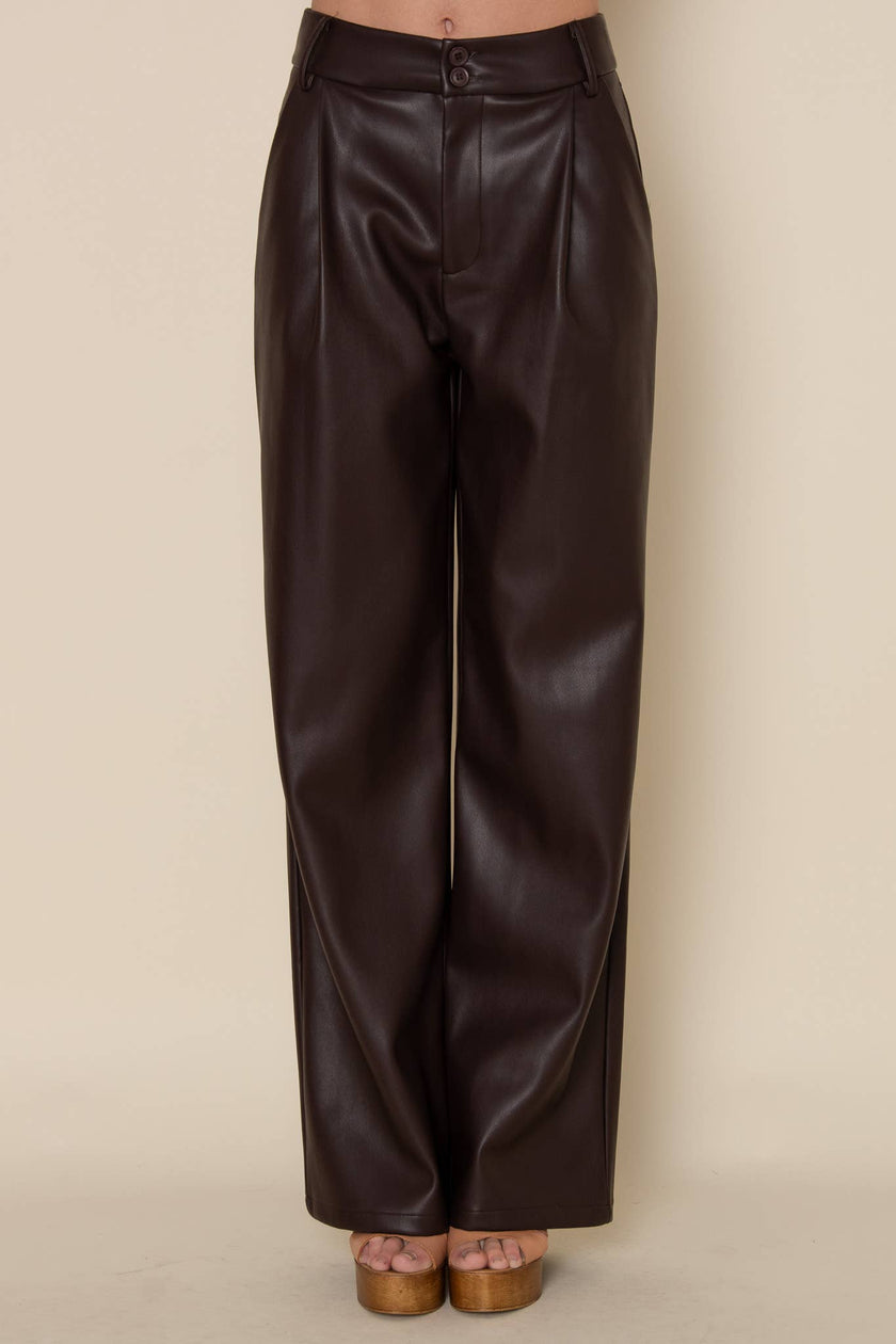 Calabria Vegan Leather Pant