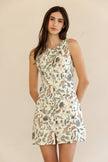 Floral Print Button-up Mini