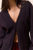 Long Sleeve V-Neck Button Down Cardigan