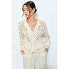 Lace Embroidered Tailored Jacket
