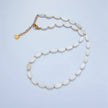 White Jade Beaded Chain Necklace