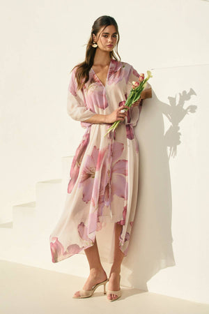 Laelia Orchid Kaftan Dress