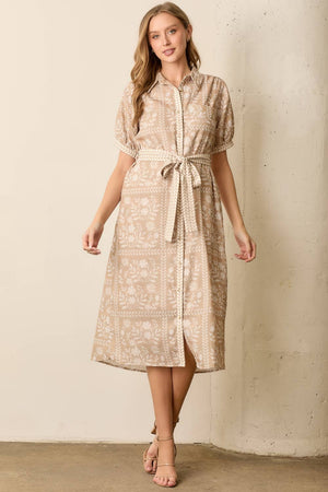 Amalia Belted Day Dress