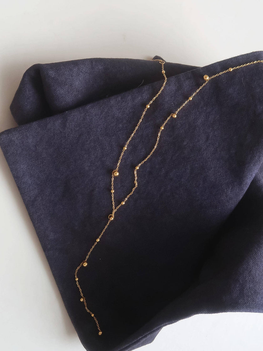 Brisse Beaded Lariat Necklace
