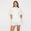 Pure White Cotton Shirt